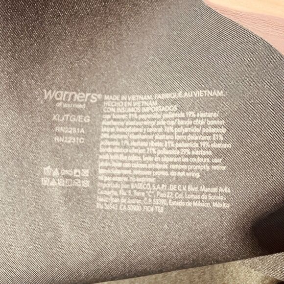 Warners Women's TShirt Bra XL Wireless Padded Boost Lift No Side Effects Comfort - Picture 9 of 10